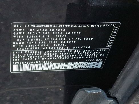 Used 2022 Volkswagen Taos SEL w/ Panoramic Sunroof Package image 25