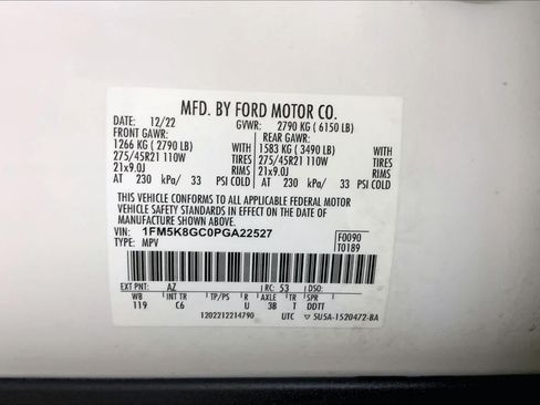Used 2023 Ford Explorer ST w/ Equipment Group 401A AWD/4WD image 36