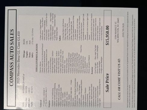 Used 2015 Mercedes-Benz GL 450 4MATIC image 11