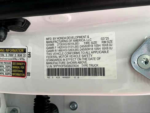 New 2025 Honda Ridgeline RTL image 12