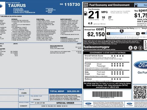 Used 2016 Ford Taurus SE image 5