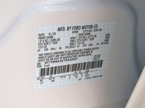 New 2026 Ford Maverick XL FWD image 64