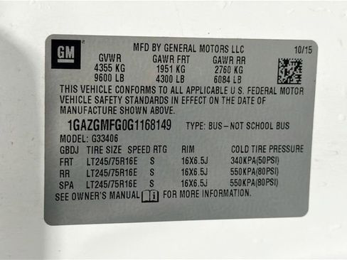 Used 2016 Chevrolet Express 3500 LT w/ LT Preferred Equipment Group image 22