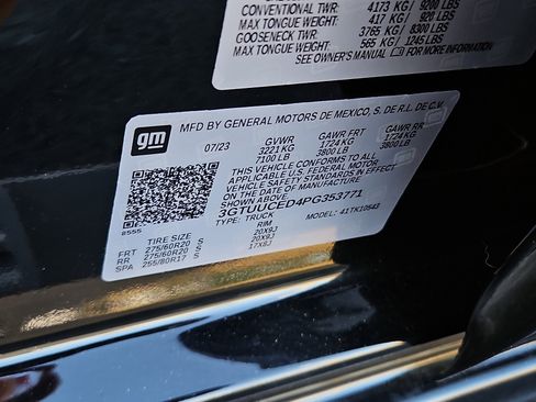 Certified 2023 GMC Sierra 1500 Elevation w/ LPO, Elevation Black Package AWD/4WD image 26