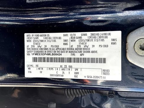 Used 2021 Ford Bronco Badlands w/ Sasquatch Package AWD/4WD image 34
