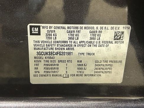 Used 2015 Chevrolet Silverado 1500 LTZ Z71 w/ LTZ Plus Package AWD/4WD image 32