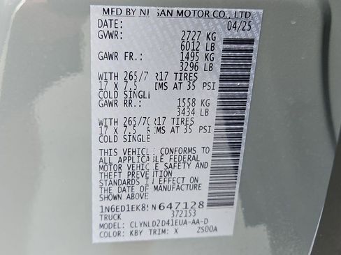 Used 2025 Nissan Frontier PRO-4X image 39