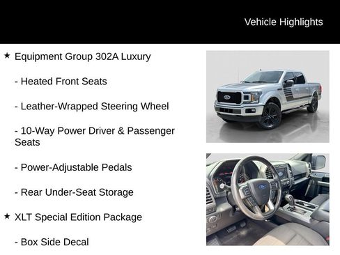 Used 2020 Ford F150 XLT w/ Equipment Group 302A Luxury AWD/4WD image 11