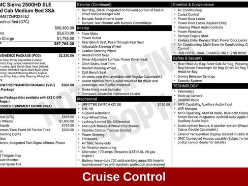Used 2022 GMC Sierra 2500 SLE w/ SLE Convenience Package AWD/4WD image 18