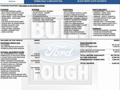 New 2025 Ford F150 XLT w/ Equipment Group 302A MID image 2