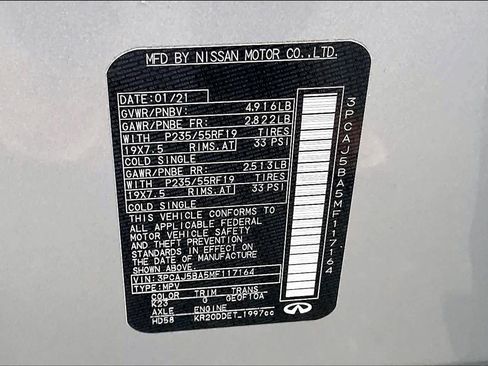 Used 2021 INFINITI QX50 Luxe image 33