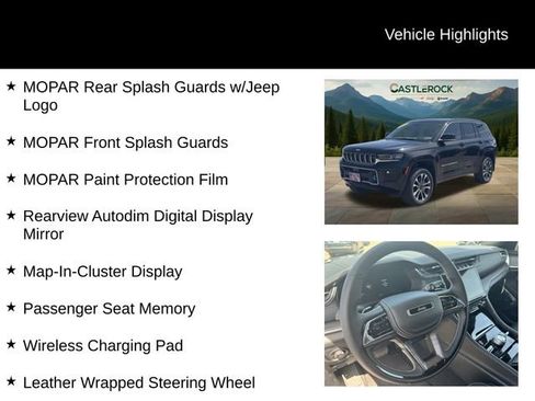 New 2024 Jeep Grand Cherokee Overland w/ Advanced Protech Group III image 15