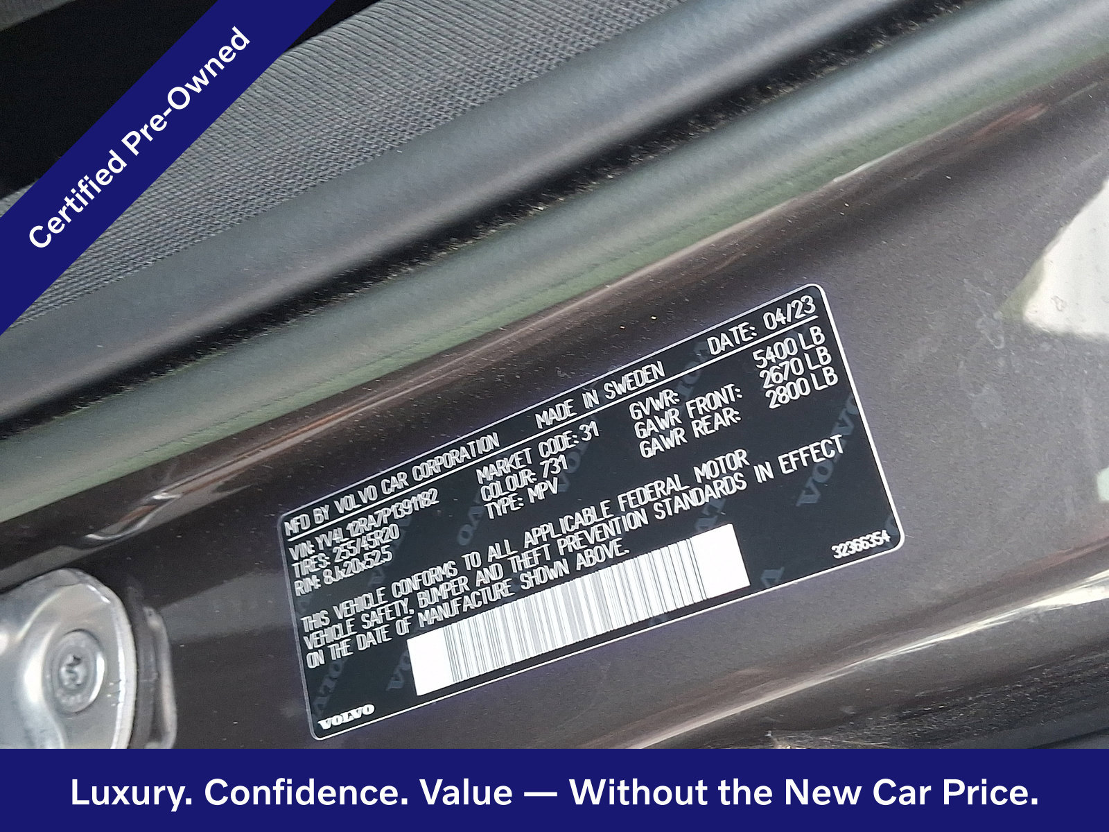 Certified 2023 Volvo XC60 B5 Ultimate w/ Climate Package AWD/4WD image 28