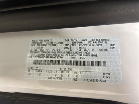 New 2025 Ford E-Transit Base w/ Load Area Protection Package image 27