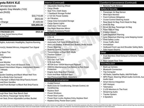 Used 2025 Toyota RAV4 XLE w/ Weather Package AWD/4WD image 3