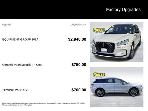 Certified 2024 Lincoln Corsair Grand Touring w/ Equipment Group 301A AWD/4WD image 13