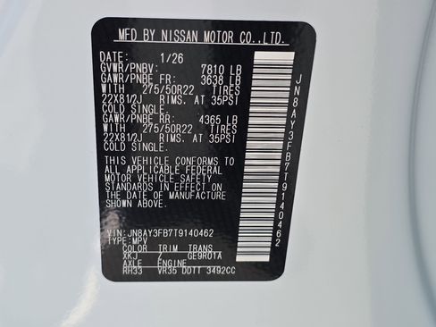 New 2026 Nissan Armada NISMO image 37