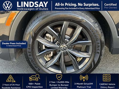 Used 2024 Volkswagen Tiguan SE w/ Panoramic Sunroof Package AWD/4WD image 9