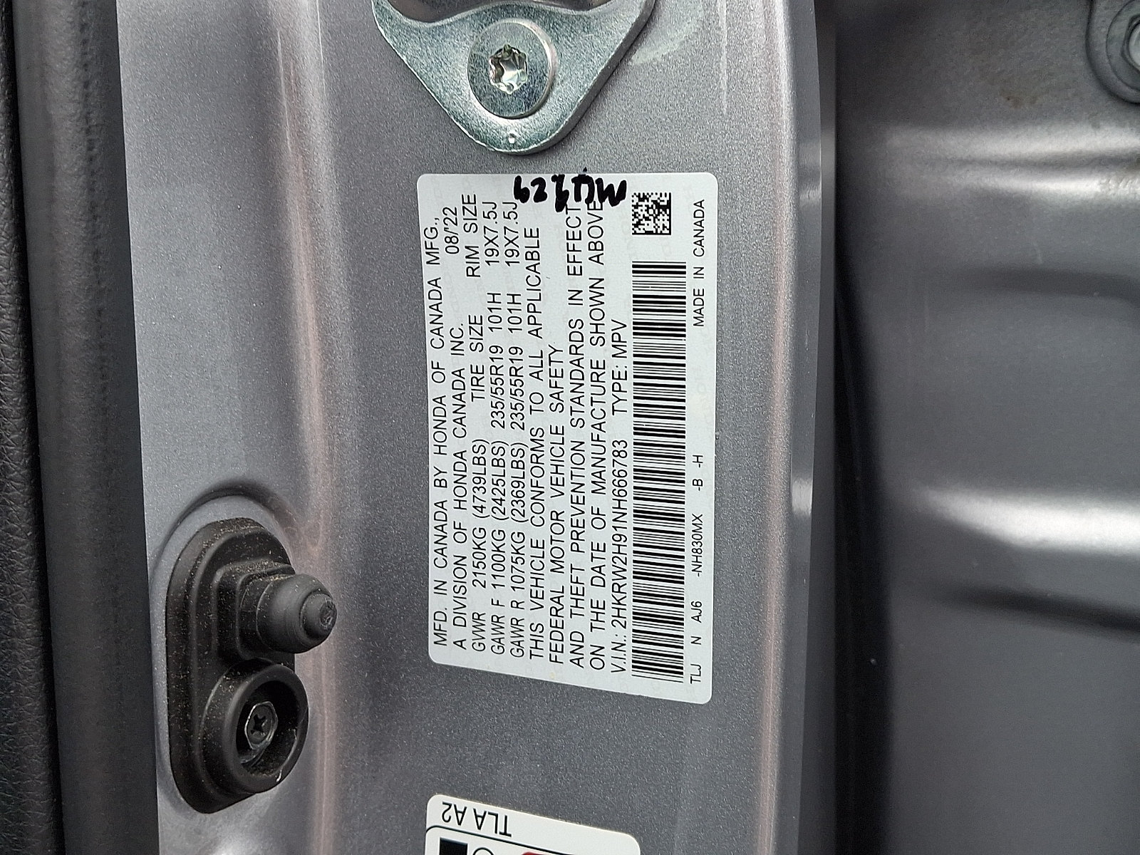 Certified 2022 Honda CR-V Touring image 21