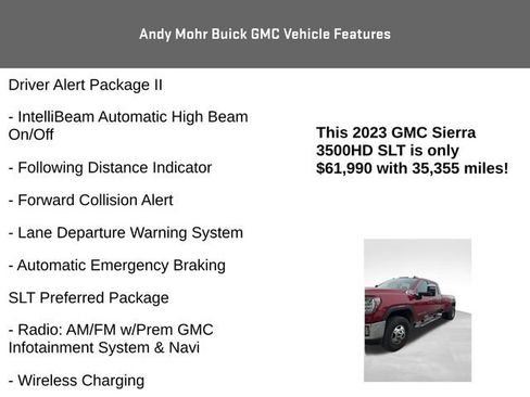 Used 2023 GMC Sierra 3500 SLT w/ SLT Premium Package image 14