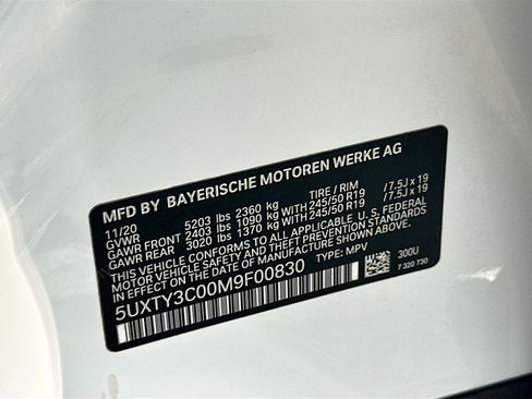 Used 2021 BMW X3 sDrive30i w/ Premium Package image 35