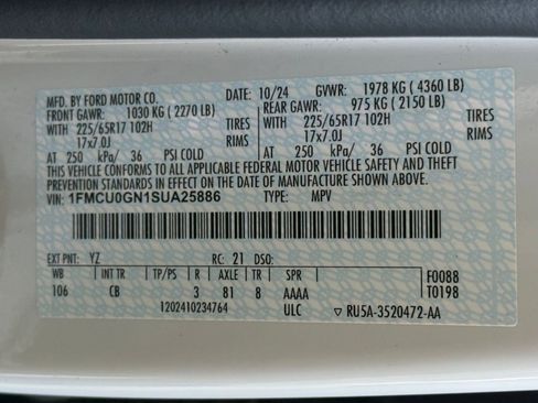 Used 2025 Ford Escape Active FWD image 20
