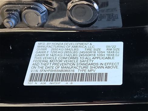 Certified 2022 Honda Pilot EX-L image 24