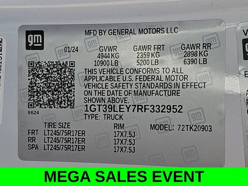 Used 2024 GMC Sierra 2500 Pro w/ Convenience Package AWD/4WD image 40