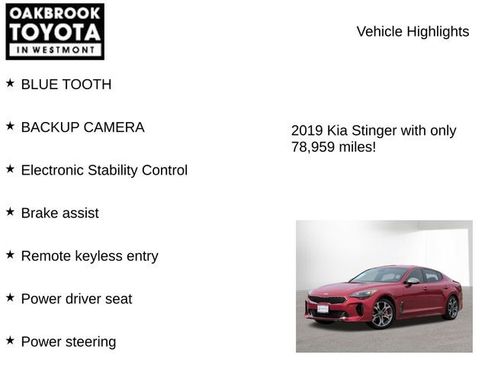 Used 2019 Kia Stinger GT image 7