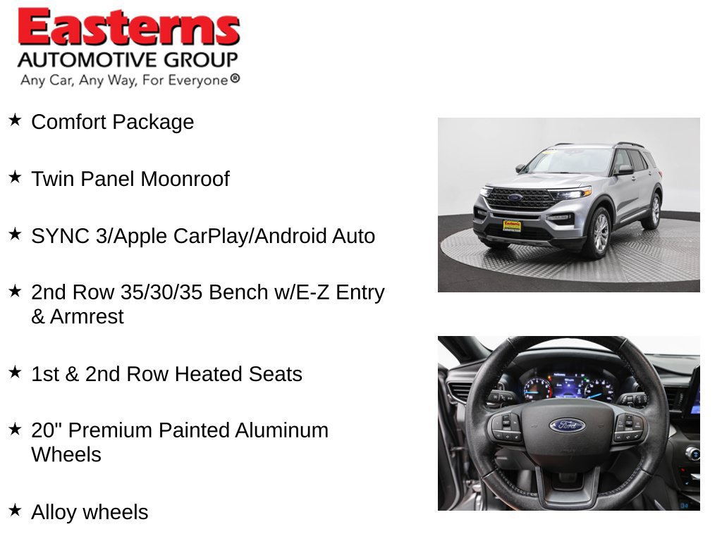 Used 2020 Ford Explorer XLT w/ Equipment Group 202A AWD/4WD image 12