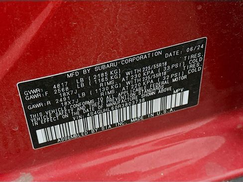 Used 2024 Subaru Crosstrek 2.5i Limited w/ Crosstrek Mirror Package image 12