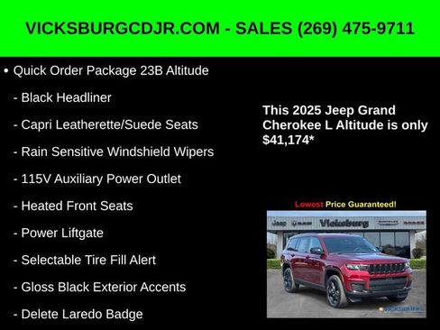 New 2025 Jeep Grand Cherokee L Altitude image 11