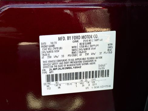 Used 2021 Lincoln Nautilus FWD image 42