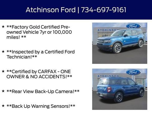 Certified 2023 Ford Bronco Sport Big Bend w/ Convenience Package image 4