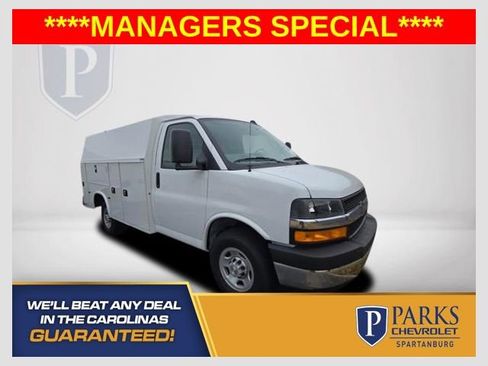 New 2025 Chevrolet Express 3500 w/ Power Convenience Package RWD image 1
