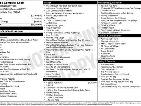 Used 2016 Jeep Compass Sport image 6