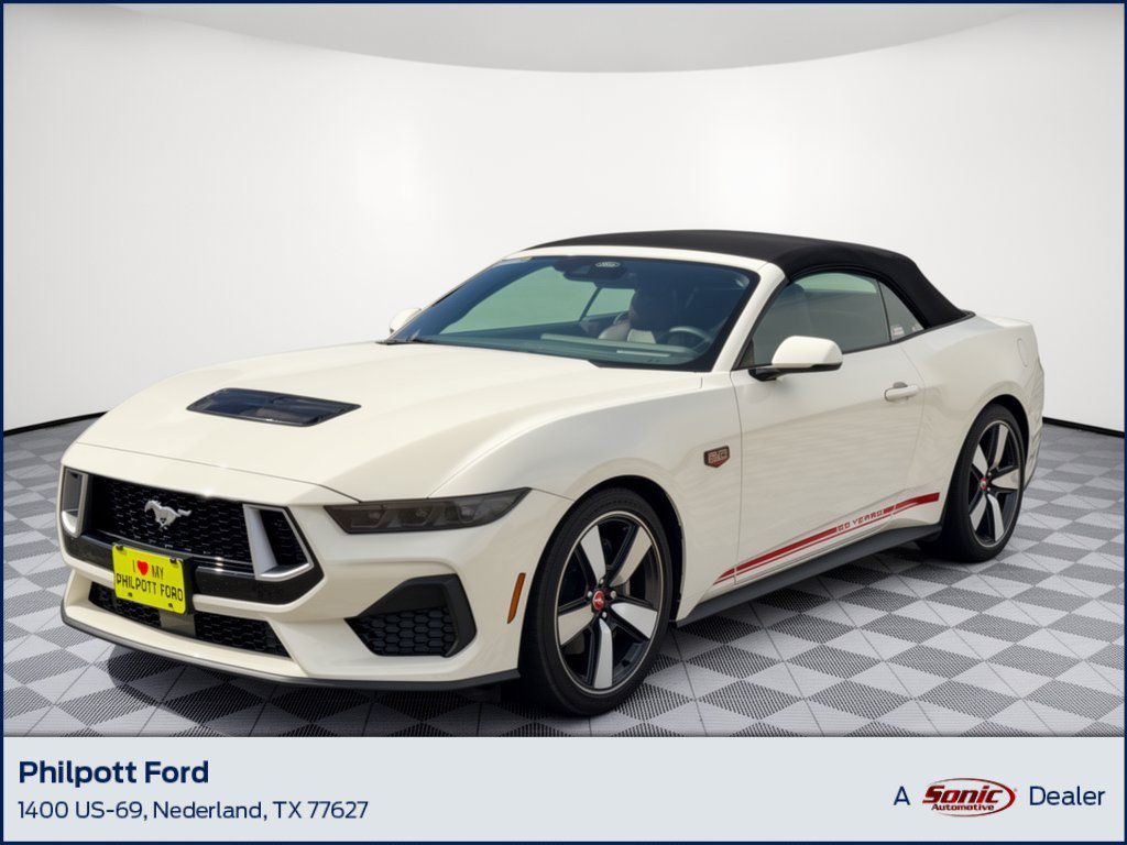 Certified 2025 Ford Mustang GT Premium w/ 60th Anniversary Package RWD image 1