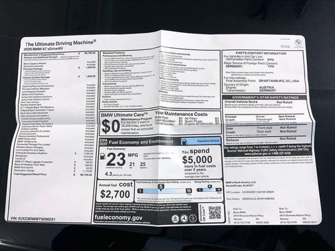 New 2026 BMW X7 xDrive40i w/ Premium Package image 22