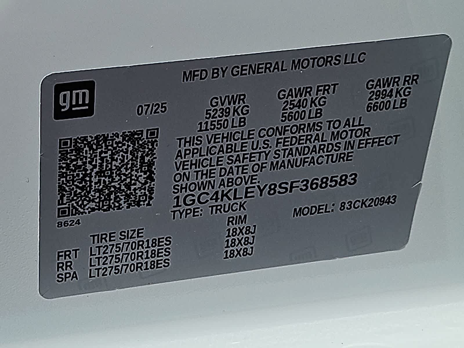 New 2025 Chevrolet Silverado 2500 W/T AWD/4WD image 19
