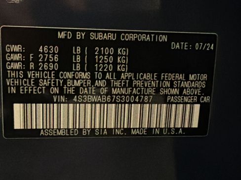 Used 2025 Subaru Legacy AWD/4WD image 24