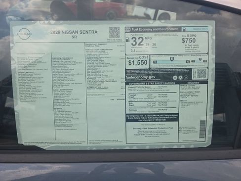 New 2026 Nissan Sentra SR w/ SR Premium Package FWD image 12