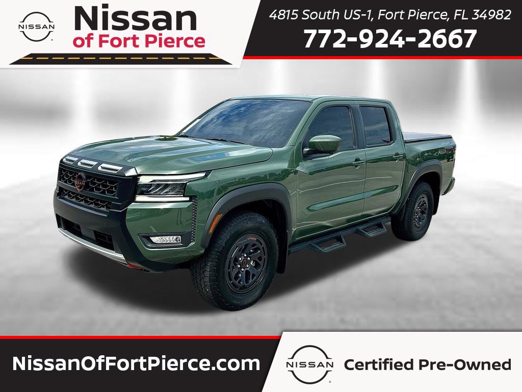 Certified 2025 Nissan Frontier PRO-4X w/ Pro Convenience Package AWD/4WD 360° Tour