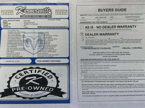 Used 2023 RAM 1500 Limited AWD/4WD image 37