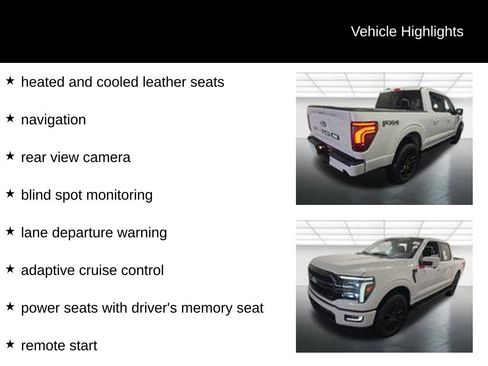 Used 2024 Ford F150 Lariat w/ Equipment Group 502A High AWD/4WD image 10