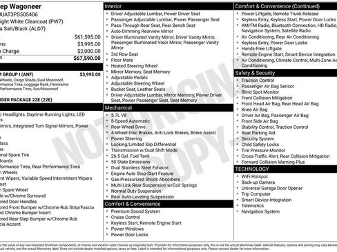 Used 2023 Jeep Wagoneer 2WD w/ Premium Group I image 6