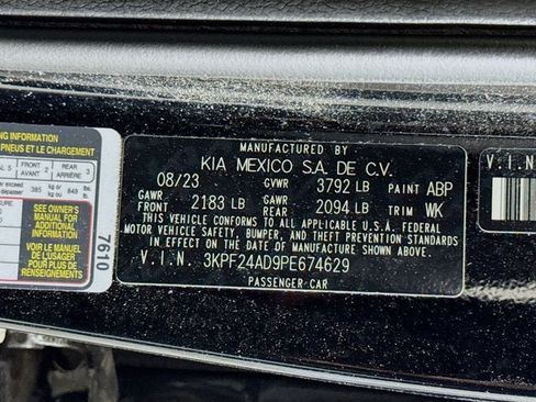 Certified 2023 Kia Forte LXS FWD image 28