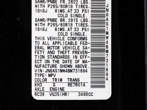 Used 2011 INFINITI FX35 Base w/ Premium Pkg image 23