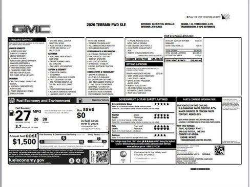 Used 2020 GMC Terrain SLE w/ Driver Convenience Package FWD image 35