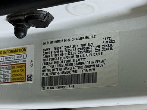 Used 2021 Honda Pilot Touring image 39