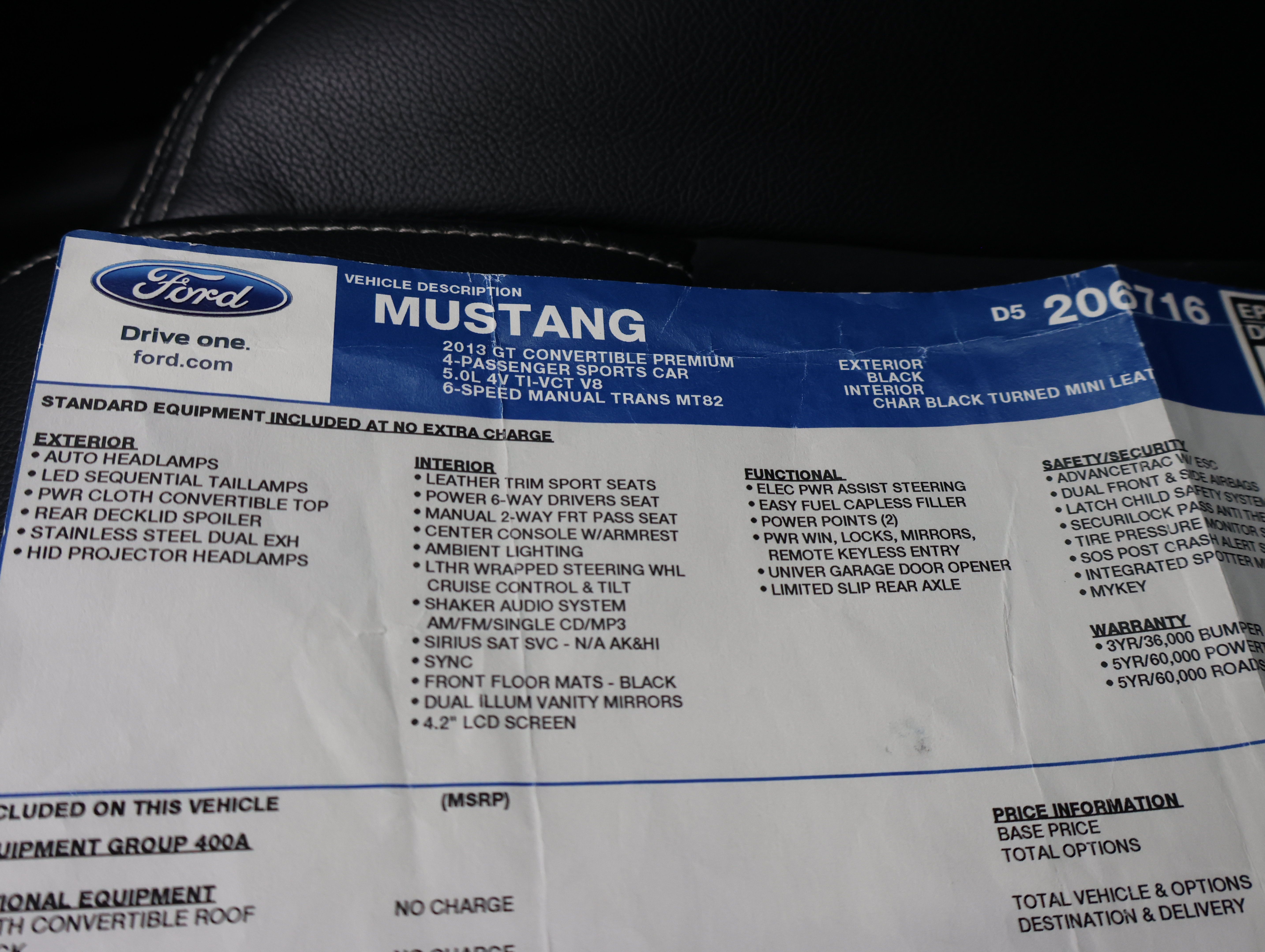 Used 2013 Ford Mustang GT Premium RWD image 55
